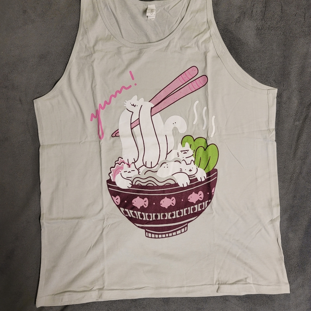 Tank Top Ramen & Cat